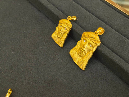 Jesus Pendant, 24K Gold