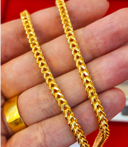 45.7g, 24", Classic Franco Chain, 24K Gold