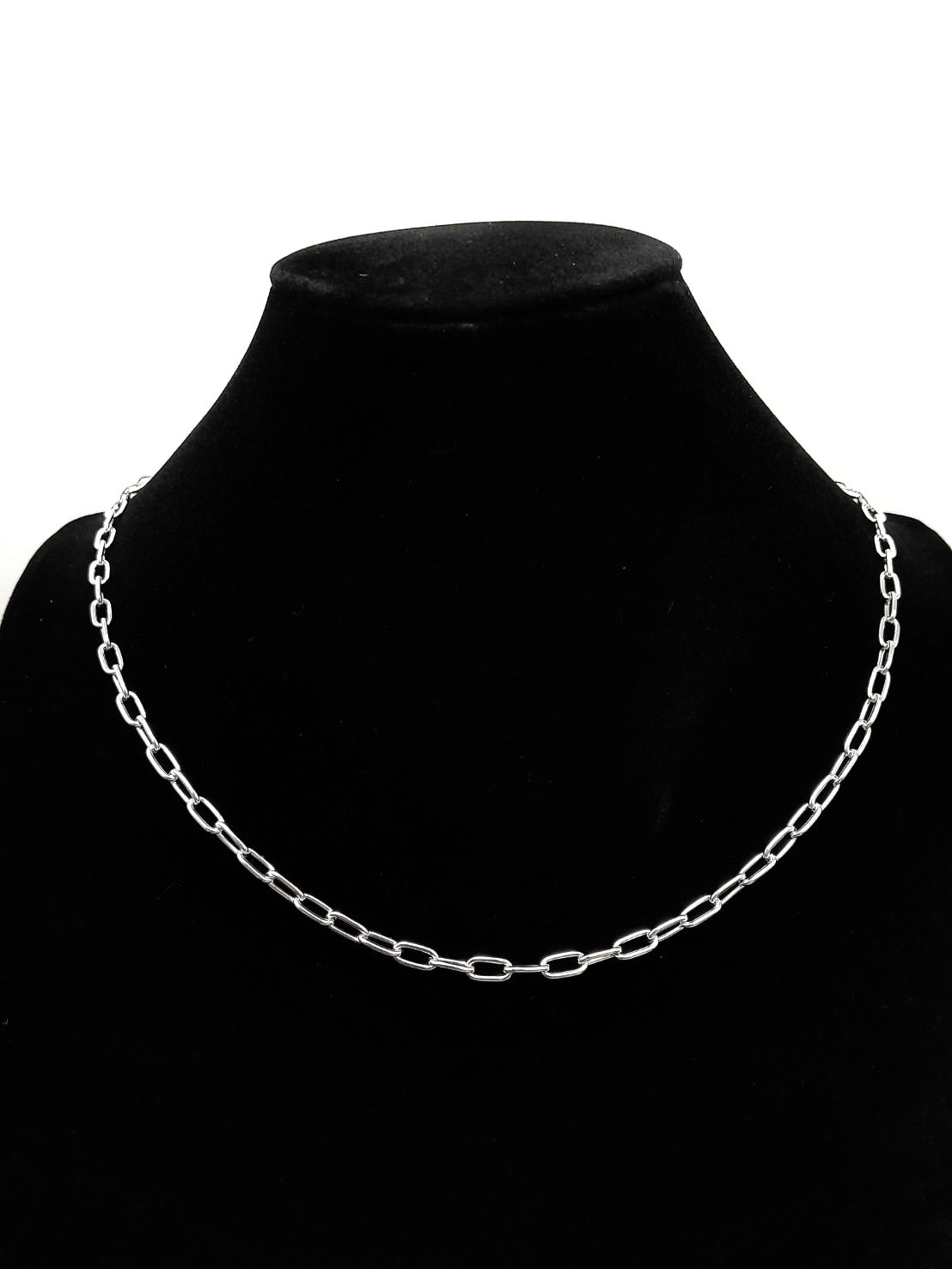 Paperclip Chain, Sterling Silver