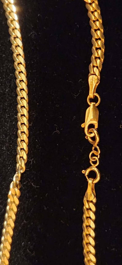 24.26g, Miami Cuban Chain, 14k Gold