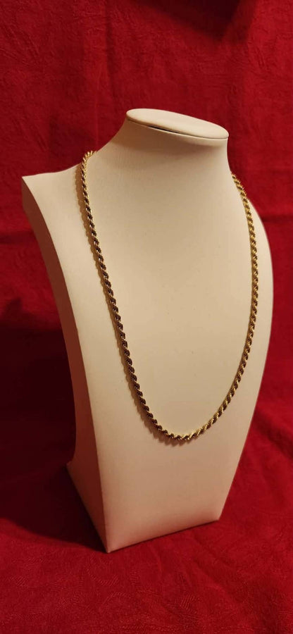 Rope Chain, 14k Gold, 2 Lobster Clasps
