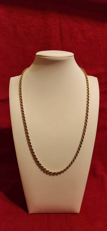 Rope Chain, 14k Gold, 2 Lobster Clasps
