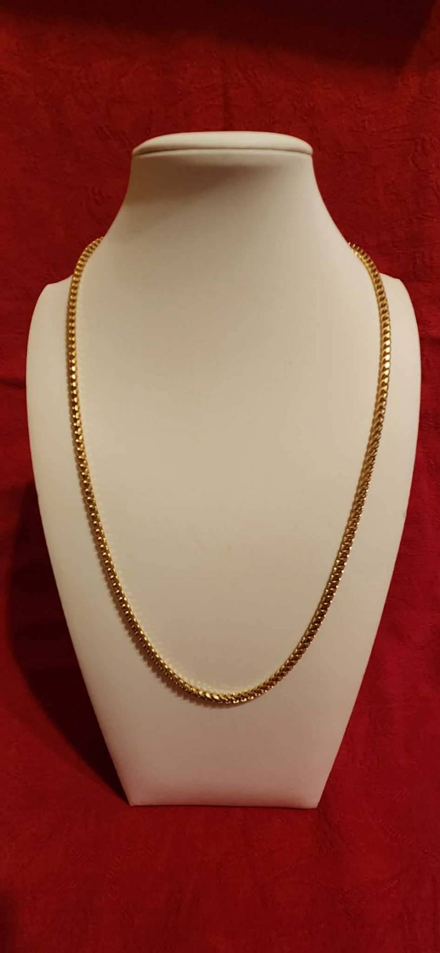 Franco Chain, 18k Gold, 33.4g
