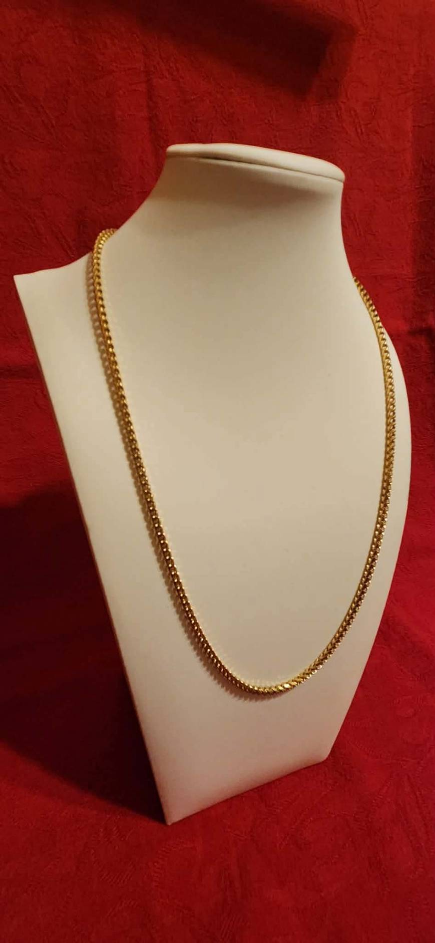 Franco Chain, 18k Gold, 33.4g