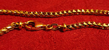 Franco Chain, 18k Gold, 33.4g