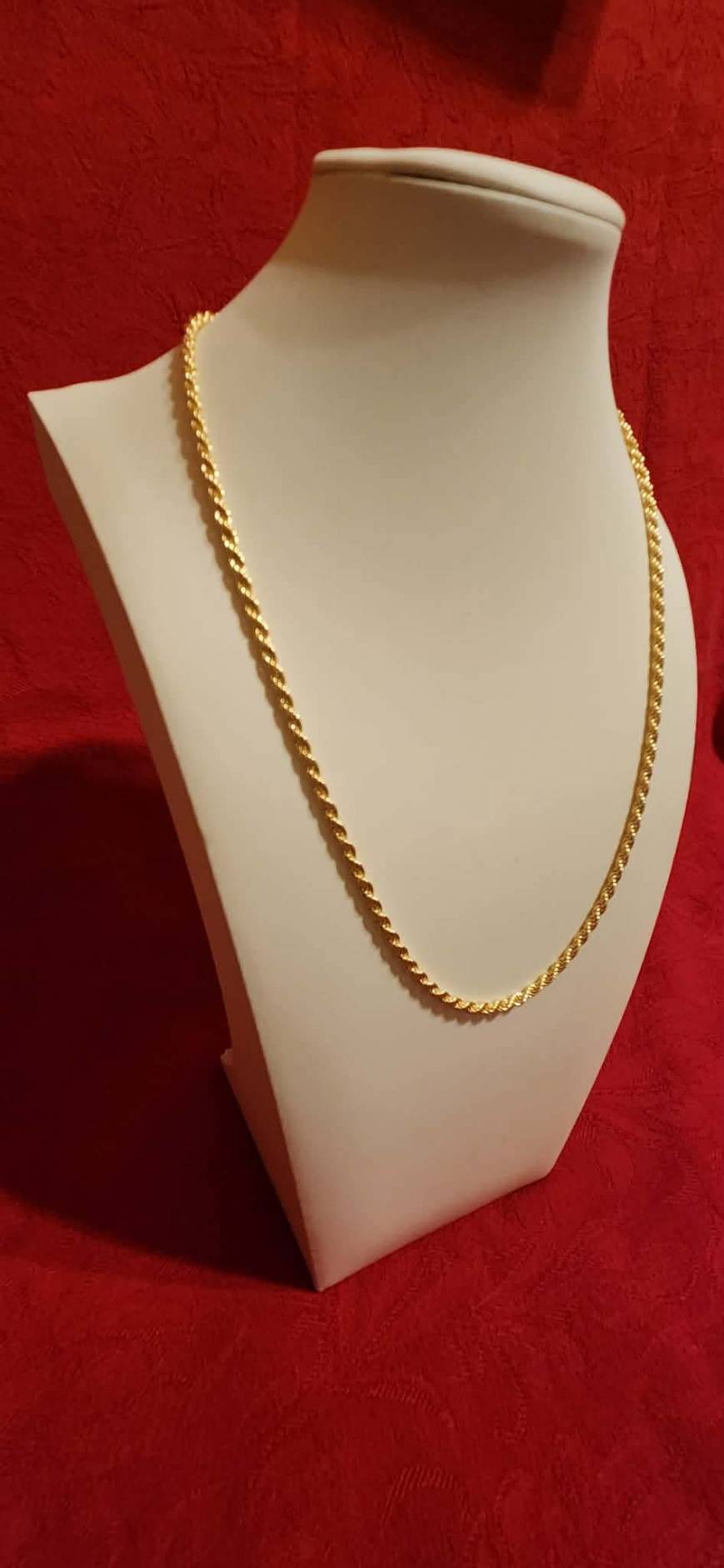 Rope Chain, 14k Gold