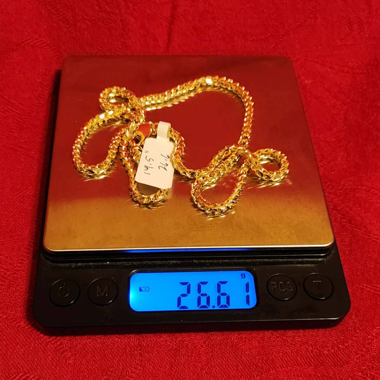 Franco Chain, 14k Gold, 26.6g
