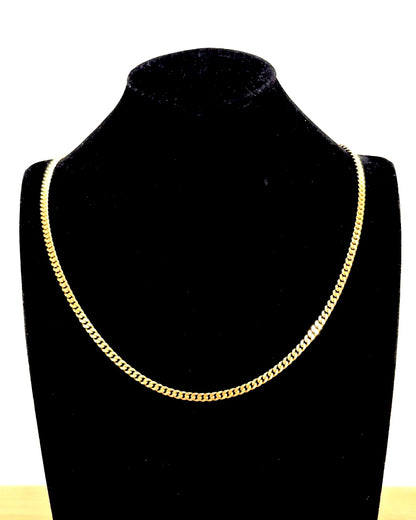 Miami Cuban Chain, 18k Gold, 4.2mm
