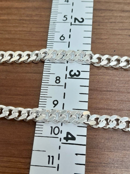 Cuban Chain, Sterling Silver