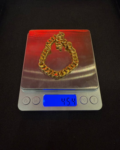 Miami Cuban Bracelet, 24K