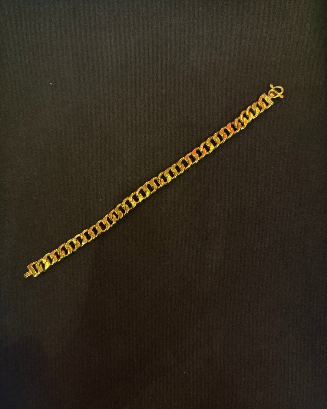 Miami Cuban Bracelet, 24K