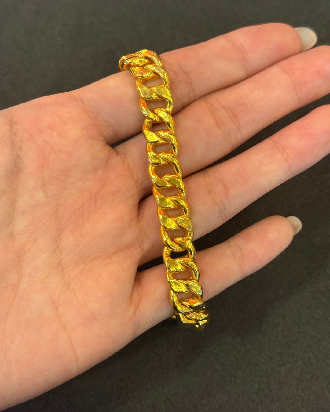 Miami Cuban Bracelet, 24K