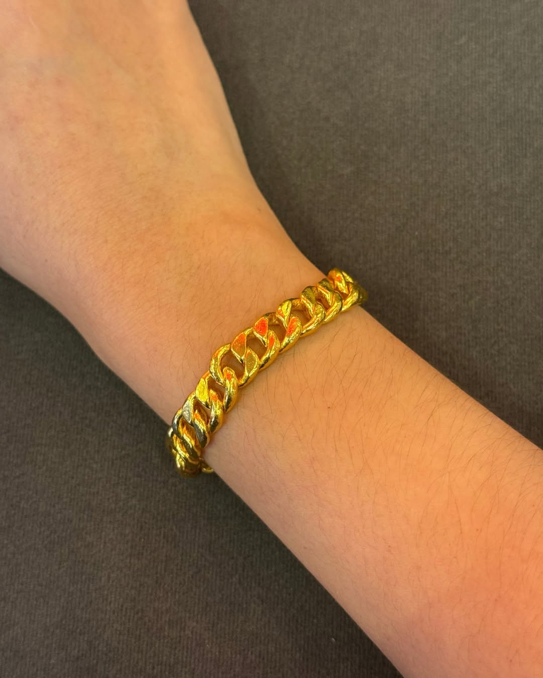 Miami Cuban Bracelet, 24K