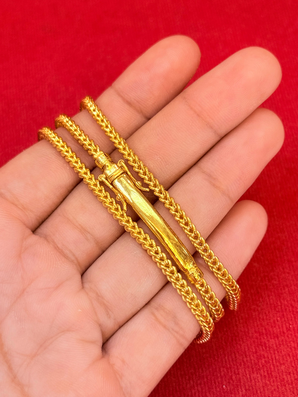 30.8g, 19”, Classic Franco Chain, 24K Gold