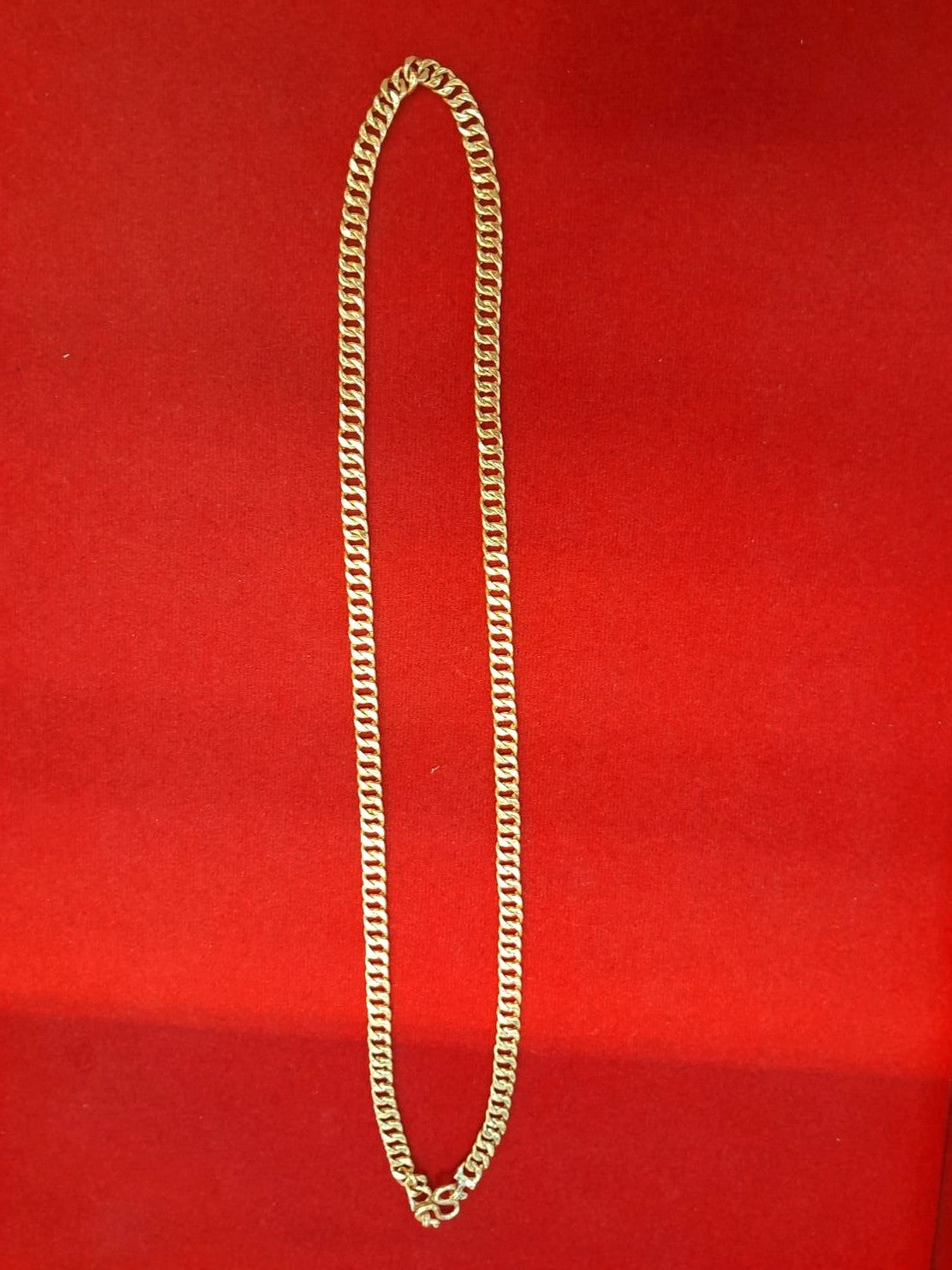 23k Thai Gold Round Cuban Chain