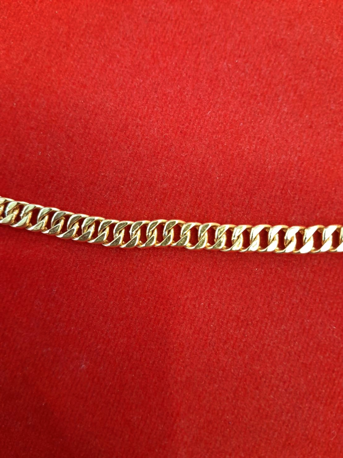 23k Thai Gold Round Cuban Chain