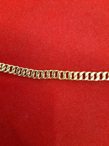 23k Thai Gold Round Cuban Chain