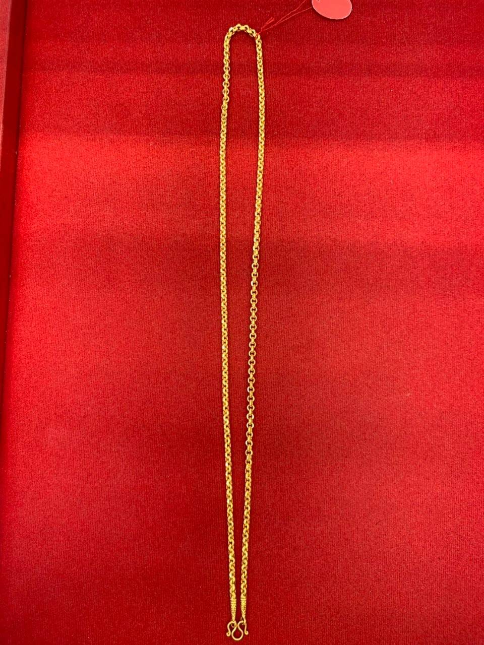 23K Thai Rolo Necklace