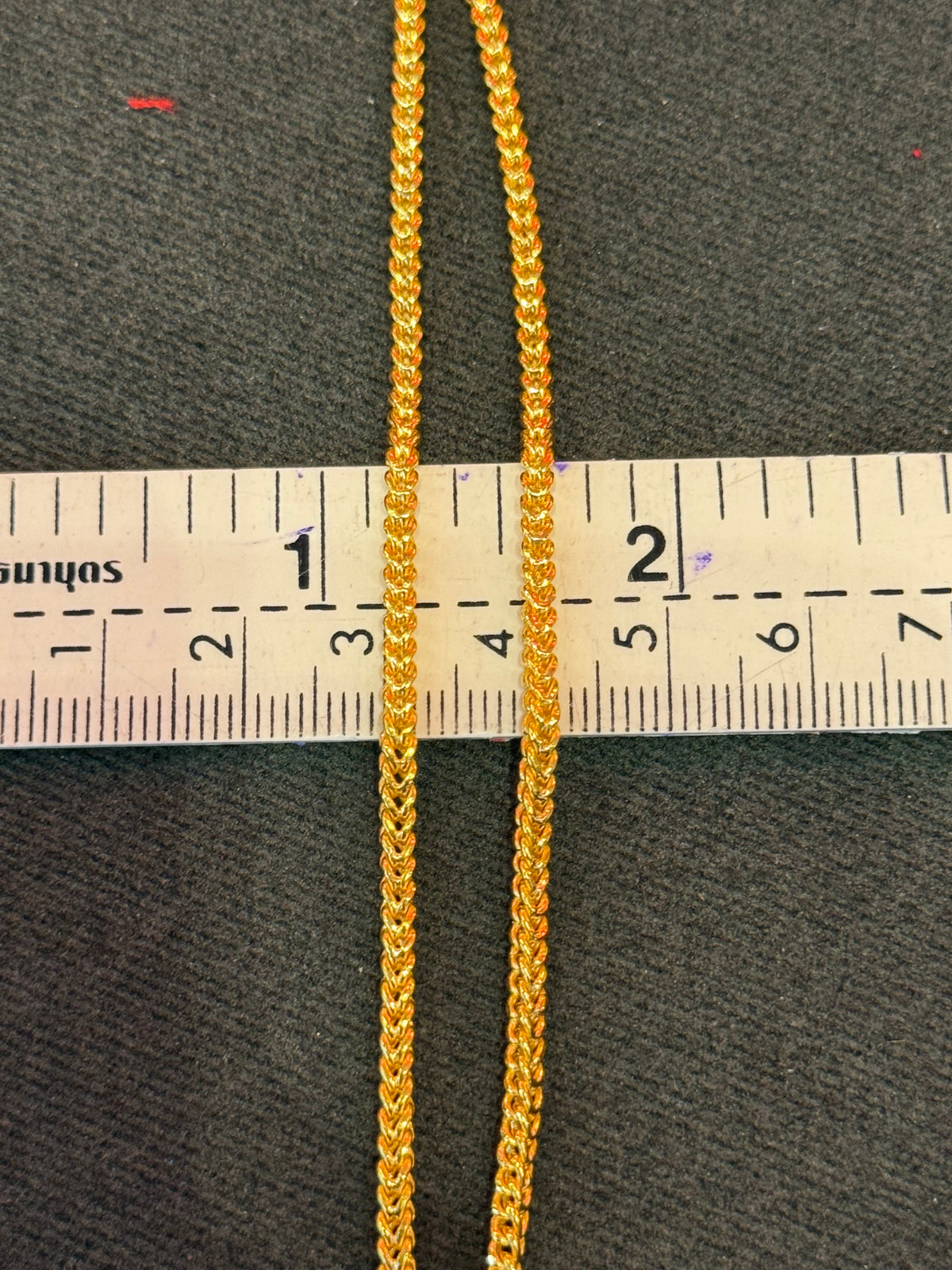 32g, 26", Classic Franco Chain, Claspless, 24K Gold