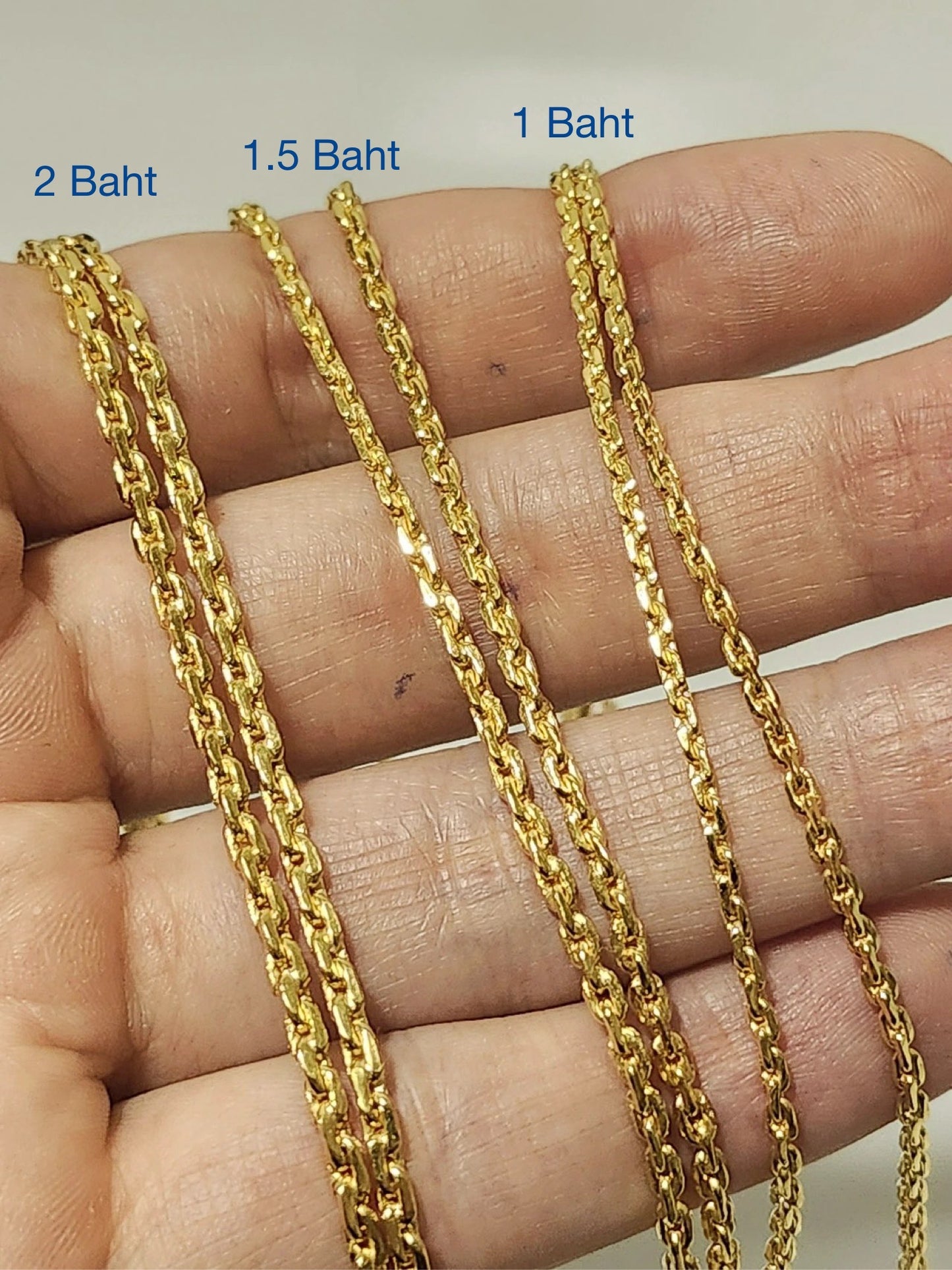 Anchor Chain, 23K Gold