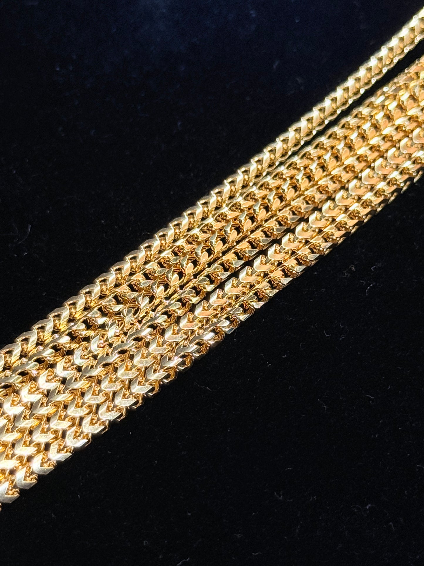 Franco Chain, 14k Gold, 3mm