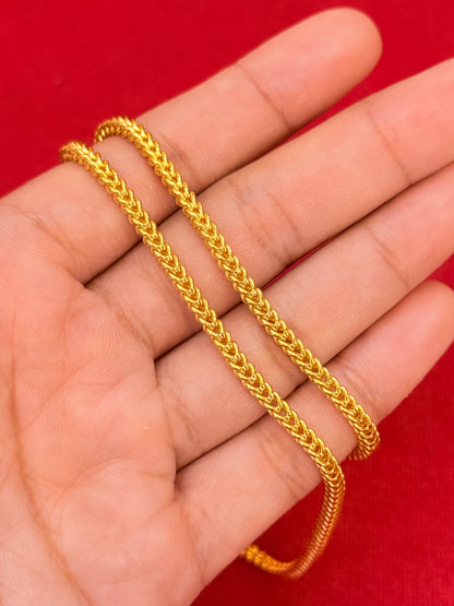 30.8g, 19”, Classic Franco Chain, 24K Gold