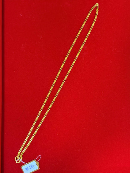 Miami Cuban Chain, Light, 24K Gold
