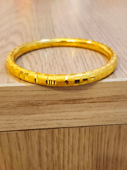 Mirror Bangle, 23K Gold