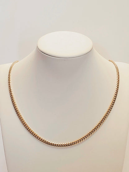 24" Cuban Chain, 14k Gold