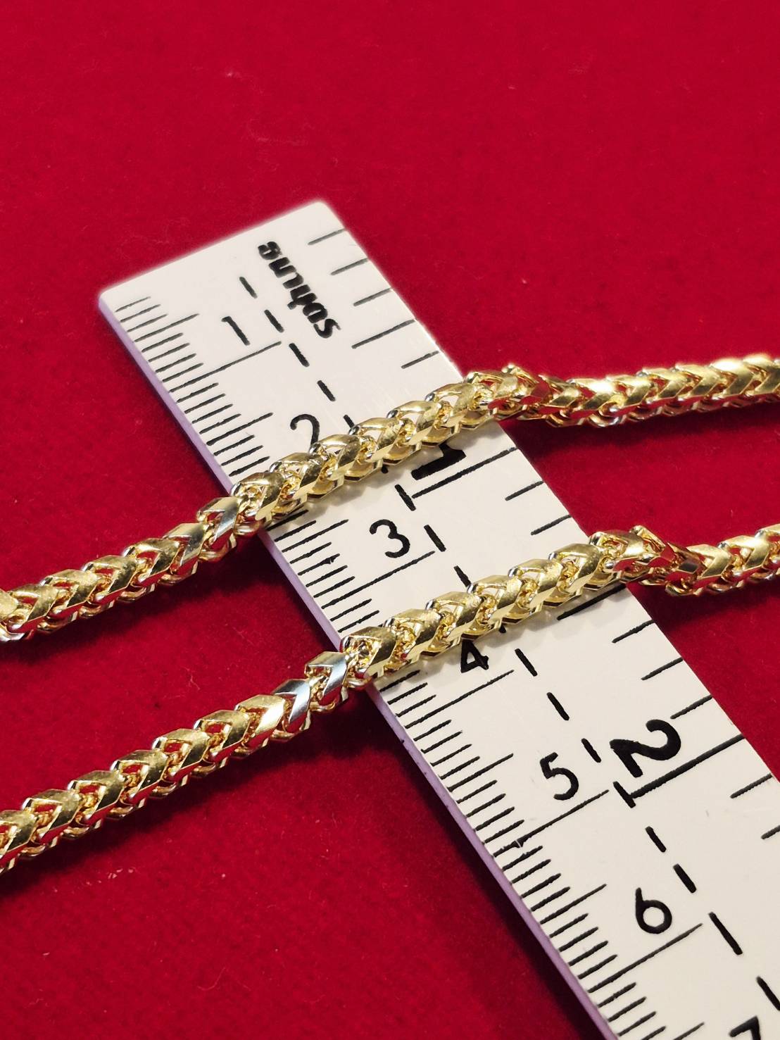 Franco Chain, 14k Gold, 3mm