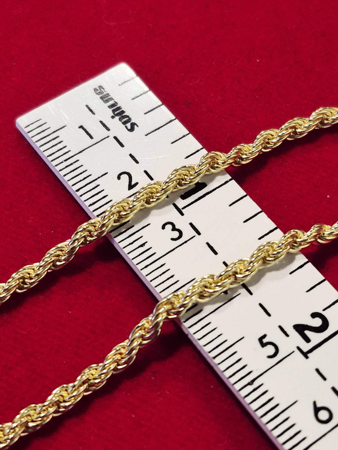 Rope Chain, 14k Gold, 3mm