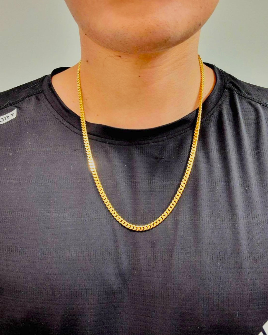 Miami Cuban Chain, 18k Gold, 4.2mm