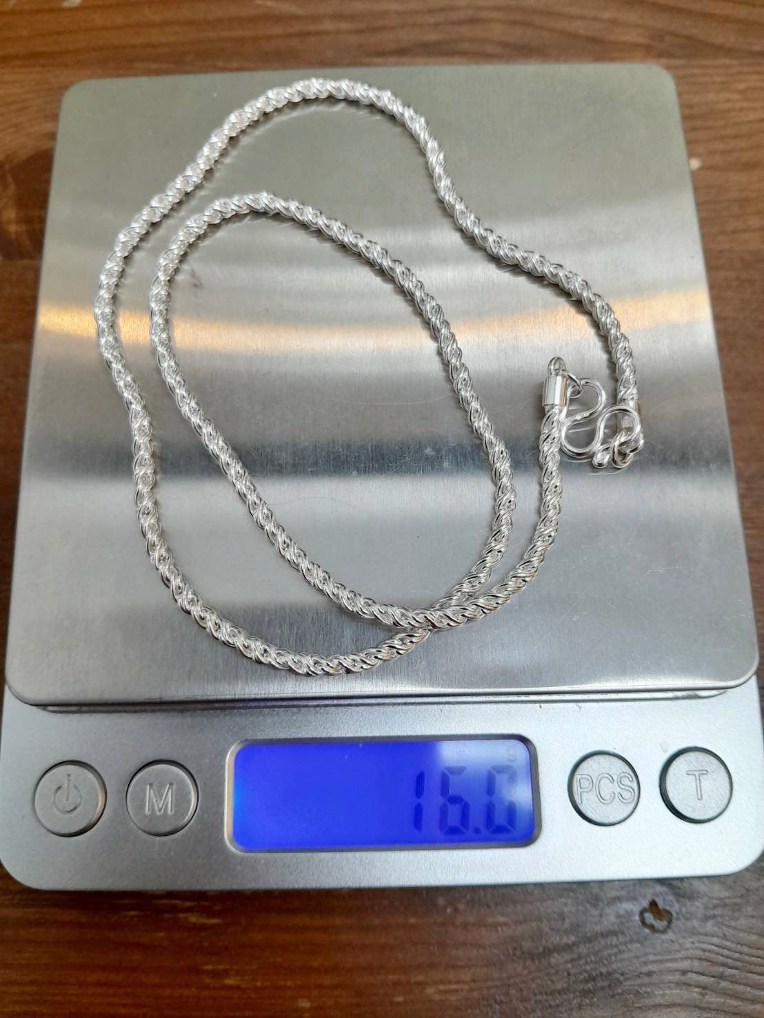 Rope Chain, Sterling Silver