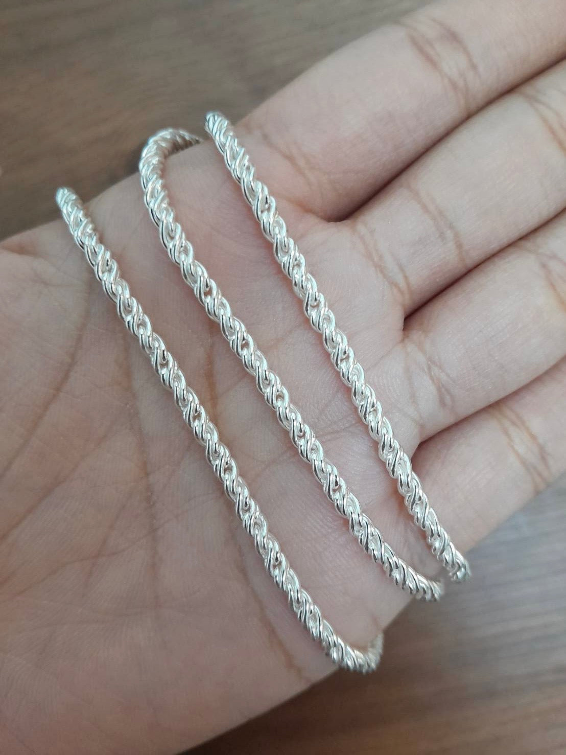 Rope Chain, Sterling Silver