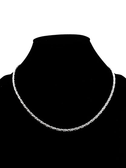 Rope Chain, Sterling Silver