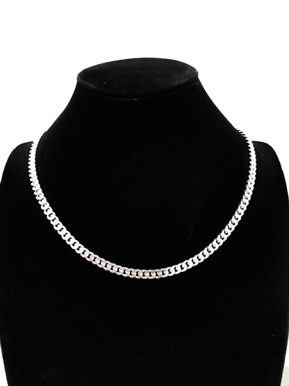 Cuban Chain, Sterling Silver