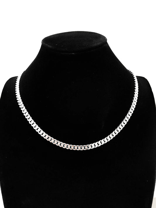 Cuban Chain, Sterling Silver