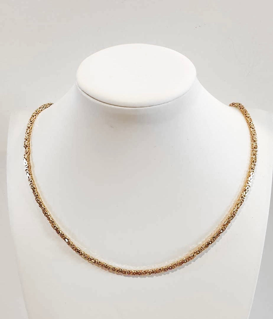 20“ Byzantine Chain, 14K Gold