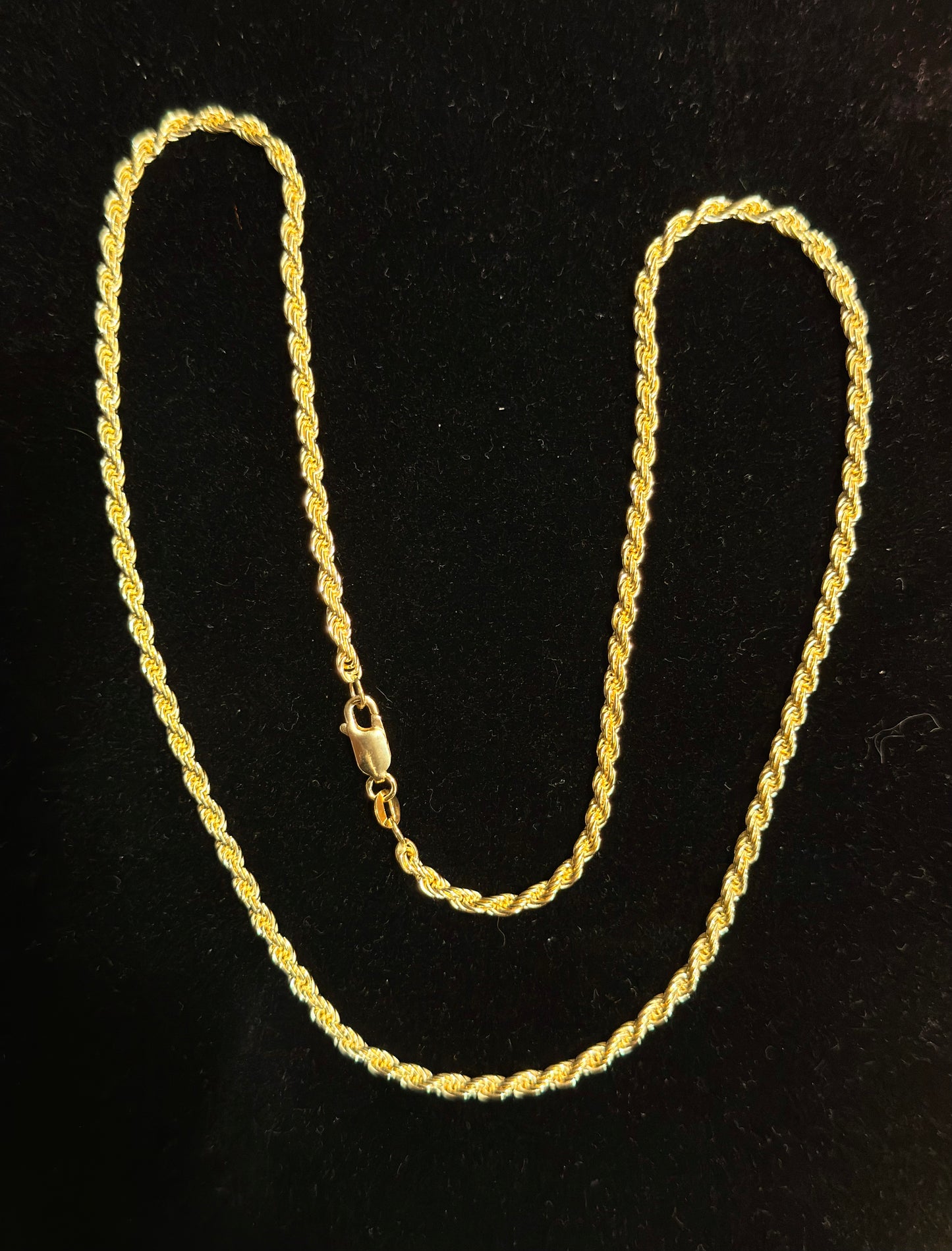Rope Chain, 14k Gold, 3mm