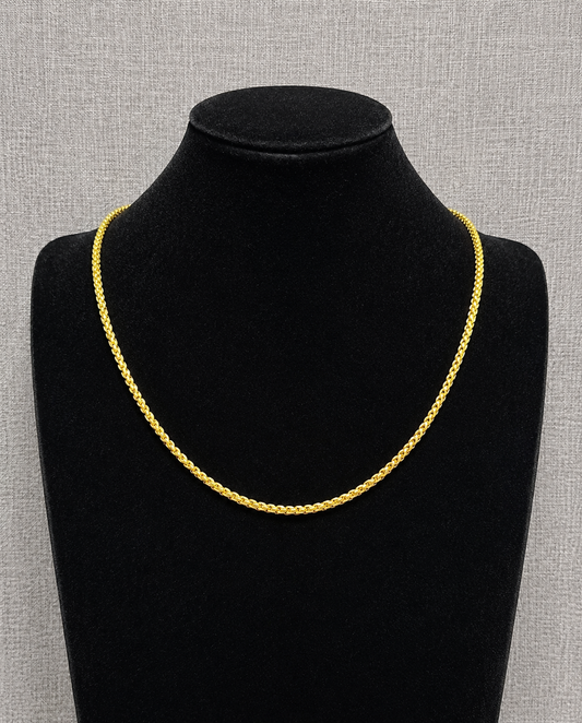 Franco Chain, 14k Gold, 3mm