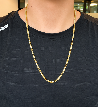 Franco Chain, 14k Gold, 3mm