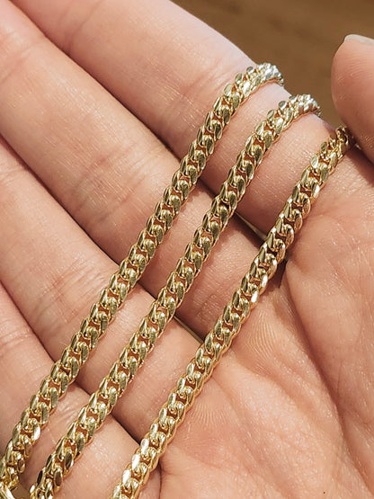 24" Cuban Chain, 10k Gold