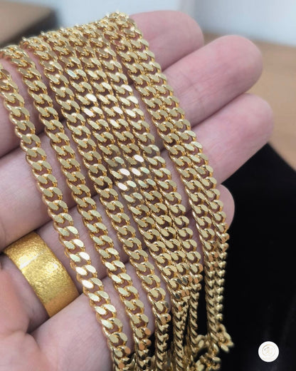 Miami Cuban Chain, 18k Gold, 4.2mm