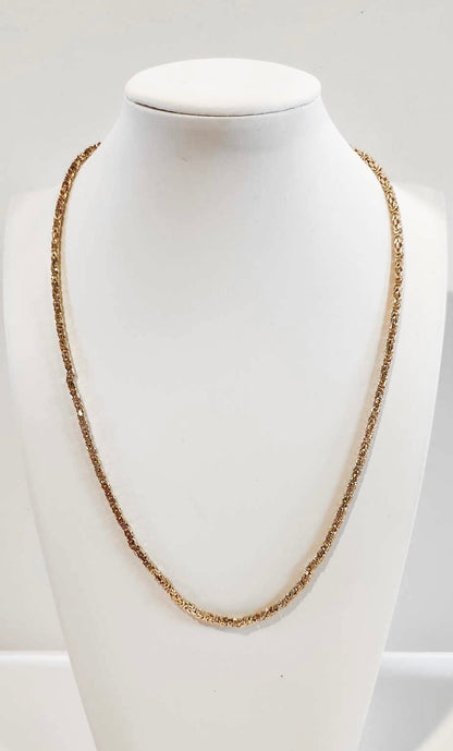 20“ Byzantine Chain, 14K Gold