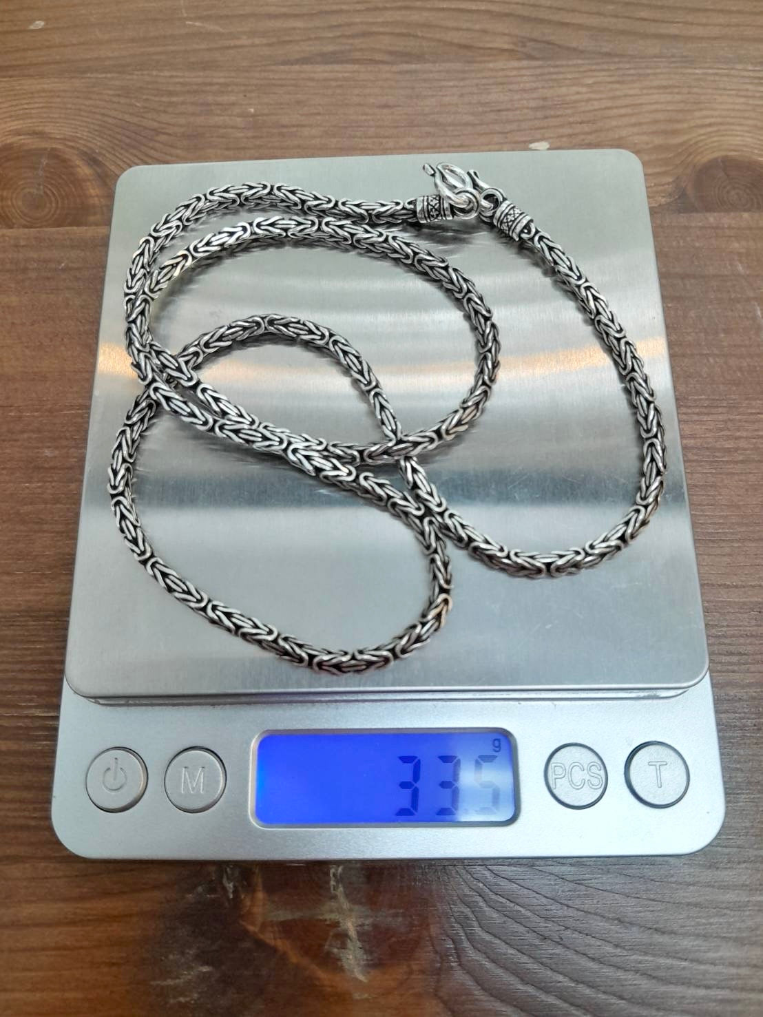 Byzantine Chain, Sterling Silver