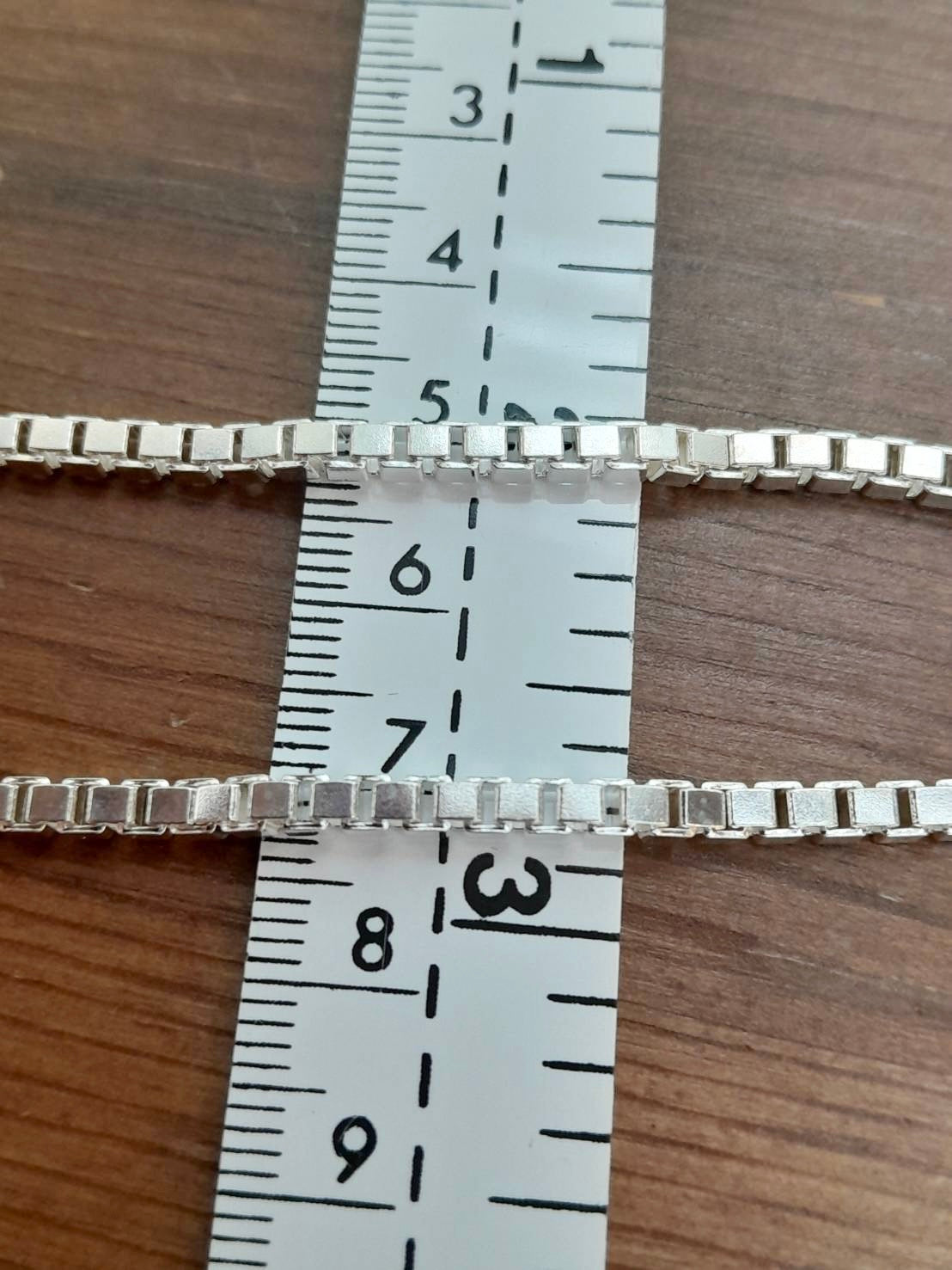 Tight Box Chain, Sterling Silver