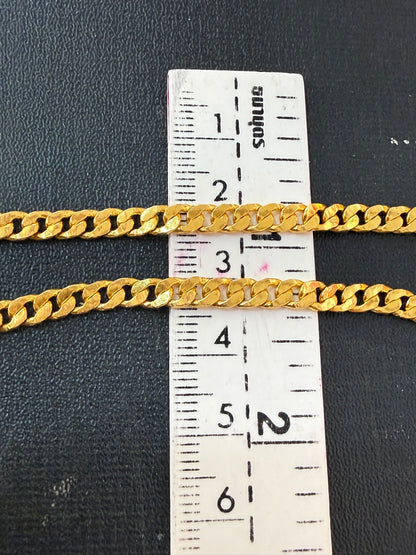Miami Cuban Chain, 24k Gold