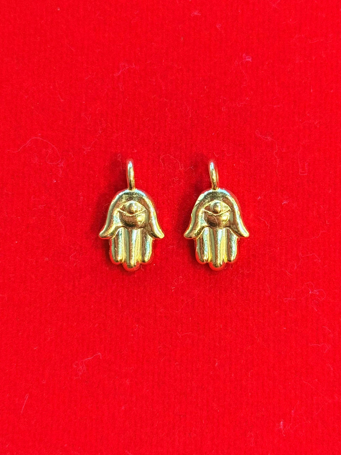 Hamsa Pendant, 24K Gold