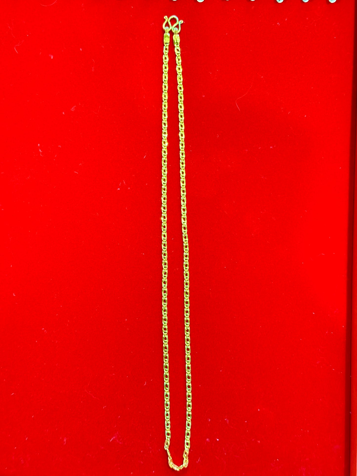 Horse Eye Chain, 24K Gold