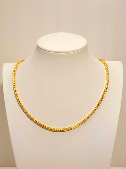 23k Thai Gold Dragon Scale Chain